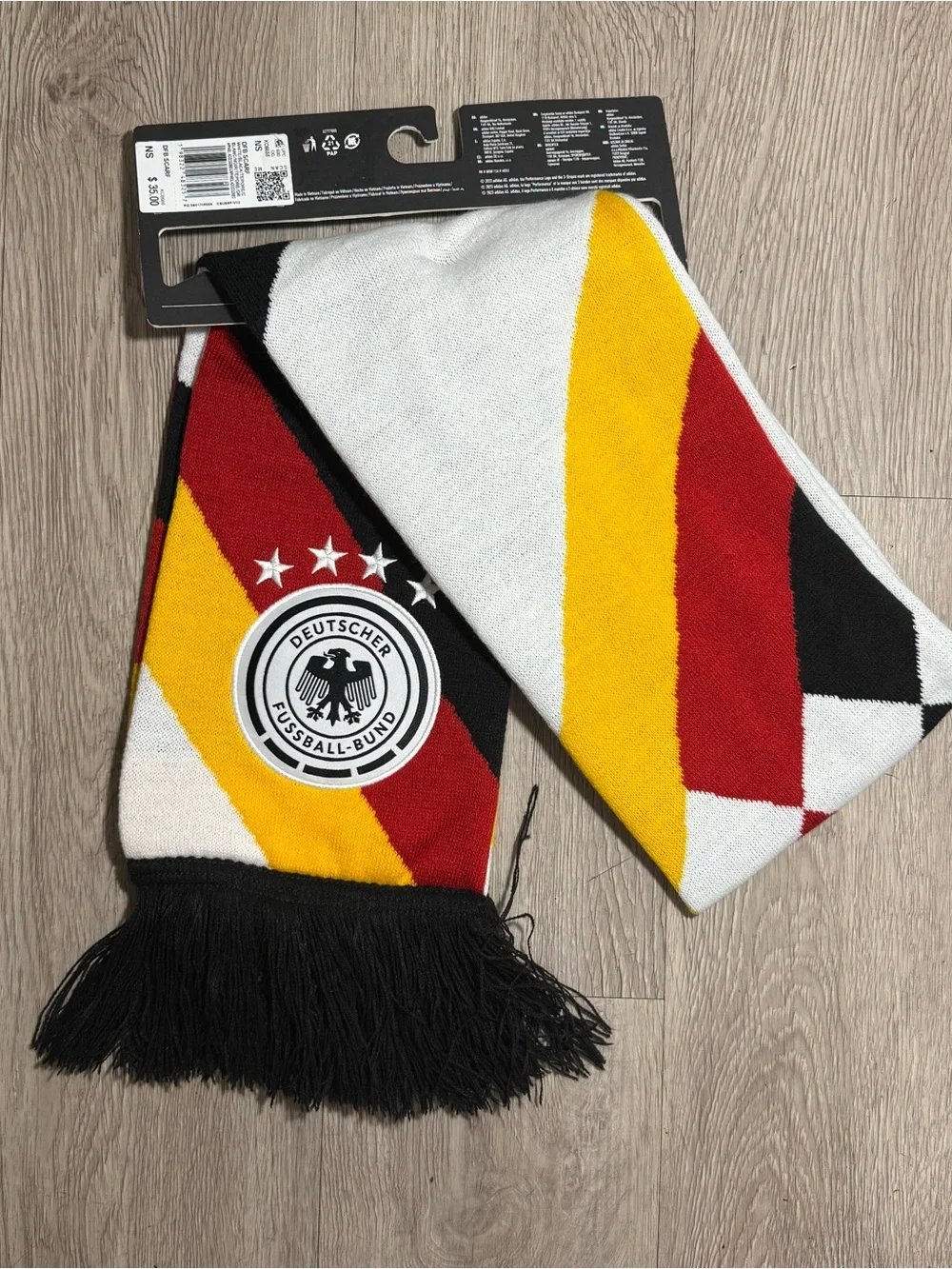 New Adidas Germany National Team 2026 Football Scarf Adidas KC6688 World Cup 26